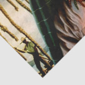 メキシコの美しいカレンダーガールオン魚釣りボート 薄葉紙 (詳細)