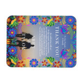 メキシコの花ありがとう磁石 マグネット (横)