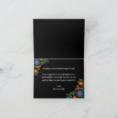 メキシコの花の写真 サンキューカード (内部)