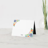 メキシコの花の写真 サンキューカード (裏面)