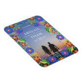 メキシコの花は日を保存 マグネット (右側)