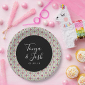 メキシコの花スモールフローラ植物デザイン ペーパープレート (パーティー)