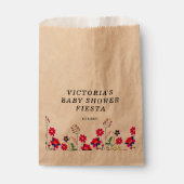 メキシコの花ベビーシャワーフェスタ フェイバーバッグ (正面)