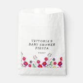 メキシコの花ベビーシャワーフェスタ フェイバーバッグ (正面)