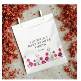 メキシコの花ベビーシャワーフェスタ フェイバーバッグ