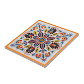 メキシコの華色花セラミックタイル タイル (側面)