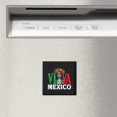 メキシコの誇りフラグ メキシコのルーツ 伝統 マグネット (インサイチュ (食洗機))