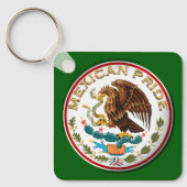 メキシコの誇り (メキシコ国旗の鷲) キーホルダー (正面)