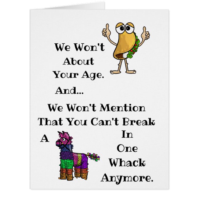 メキシコの誕生日カード (正面)