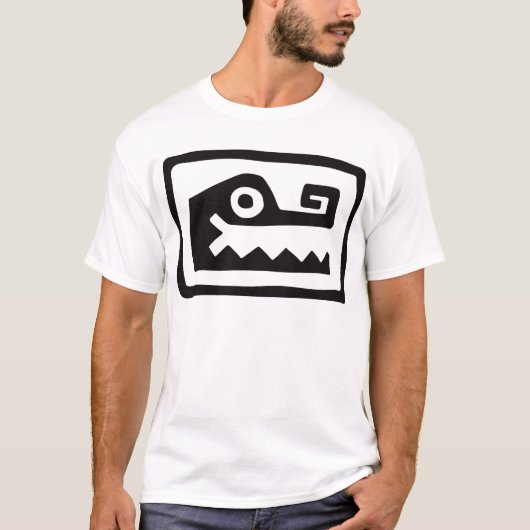 メキシコの象形文字(Maya) Tシャツ (正面)