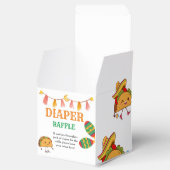 メキシコの赤ちゃんシャワーおむつラッフルボックスのタコ フェイバーボックス (オープン)