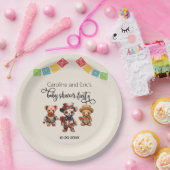 メキシコの赤ちゃんシャワーの日 ペーパープレート (パーティー)