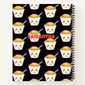 メキシコの通りはカップのトウモロコシを食べる ノートブック (裏面)