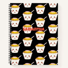 メキシコの通りはカップのトウモロコシを食べる ノートブック