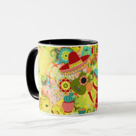 メキシコの通りパーティーマグ マグカップ