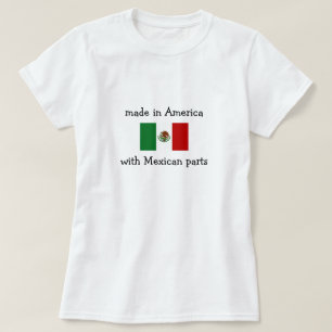 メキシコの部品を持つアメリカで作られる Tシャツ