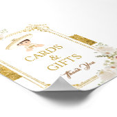 メキシコの金ゴールドフィエスタボーイバプティスカード&ギフト ポスター (角)