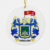 メキシコの陶芸家グアダラハラの紋章 セラミックオーナメント (正面)