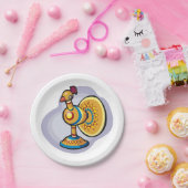 メキシコの雄鶏のおもちゃ ペーパープレート (パーティー)