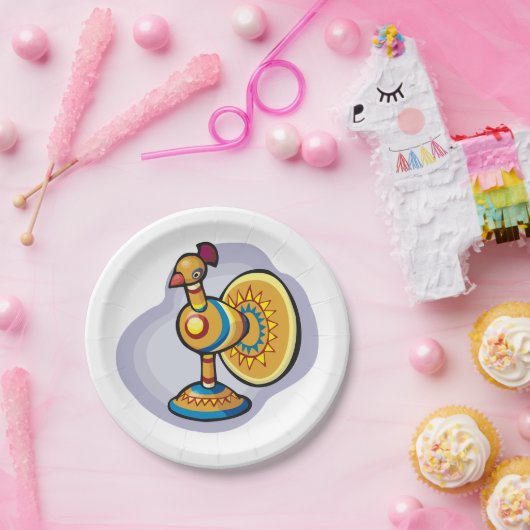メキシコの雄鶏のおもちゃ ペーパープレート (パーティー)