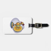 メキシコの雄鶏のおもちゃ ラゲッジタグ (正面横)