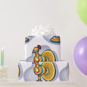 メキシコの雄鶏のおもちゃ ラッピングペーパー