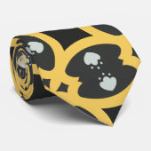 メキシコの青い黄色のパタミニマルーン ネクタイ (ロール)