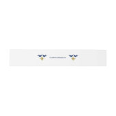 メキシコの青と黄金の愛の結婚鳥 招待状ベリーバンド (フラット)