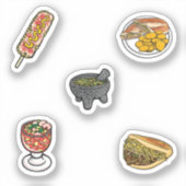 メキシコの食品コレクション シール (正面)