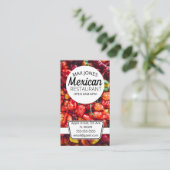 メキシコの食品フルーツデリ市場チリペッパー 名刺 (スタンド正面)