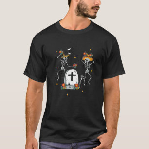 メキシコの骸骨マリアチ・ソンブレロ Tシャツ