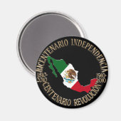 メキシコの200周年と100周年のお祝い マグネット (正面/裏面)