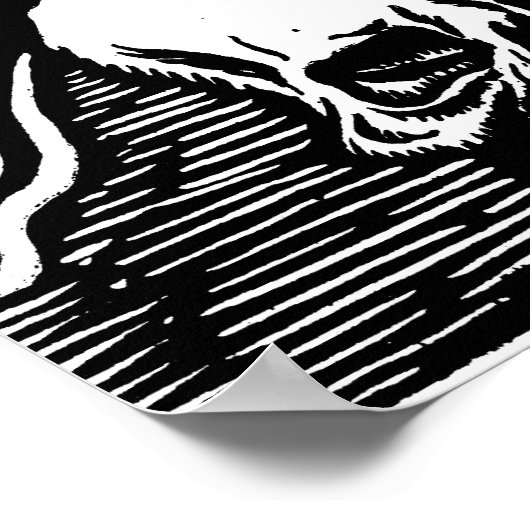 メキシコの「死者の日」1924年頃 ポスター (角)