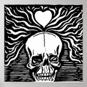 メキシコの「死者の日」1924年頃 ポスター (正面)