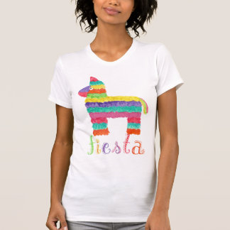 メキシコのCinco De Mayo Women's t-shirt with Pinata Tシャツ