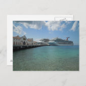 メキシコのCozumelハガキPuerta Maya pier ポストカード (正面/裏面)