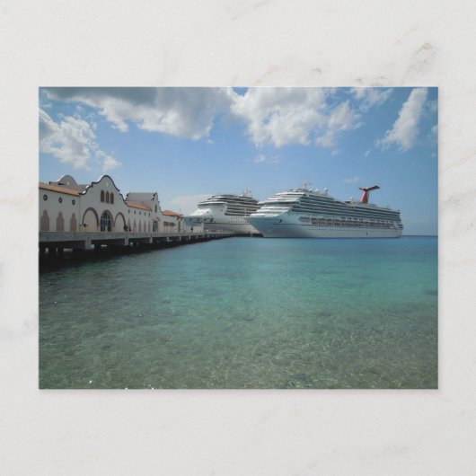 メキシコのCozumelハガキPuerta Maya pier ポストカード (正面)