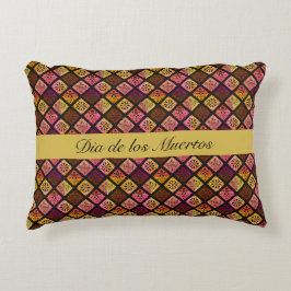 メキシコのDia de los Muertosカスタマイズ アクセントクッション