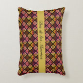 メキシコのDia de los Muertosカスタマイズ アクセントクッション (正面(垂直))