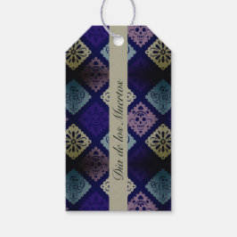 メキシコのDia de los Muertosカスタマイズ ギフトタグ