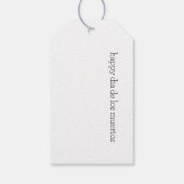 メキシコのDia de los Muertosカスタマイズ ギフトタグ (裏面)