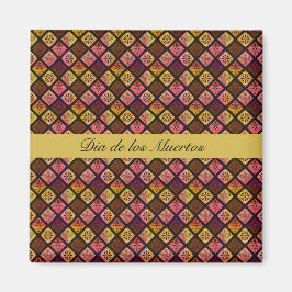 メキシコのDia de los Muertosカスタマイズ マグネット