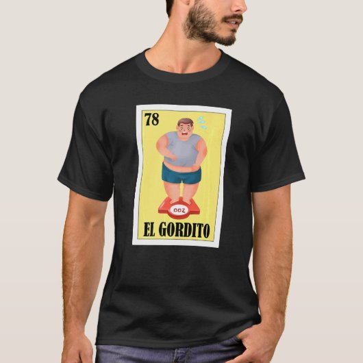 メキシコのFat Guys El Gordito Tシャツ (正面)