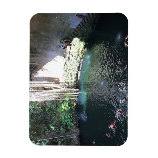 メキシコのIk Kilの聖なる青の注#4写真マグネット マグネット (縦)