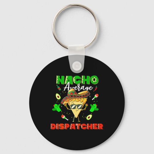 メキシコのNacho平均運航管理者 キーホルダー (正面)