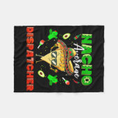 メキシコのNacho平均運航管理者 フリースブランケット (正面(横))