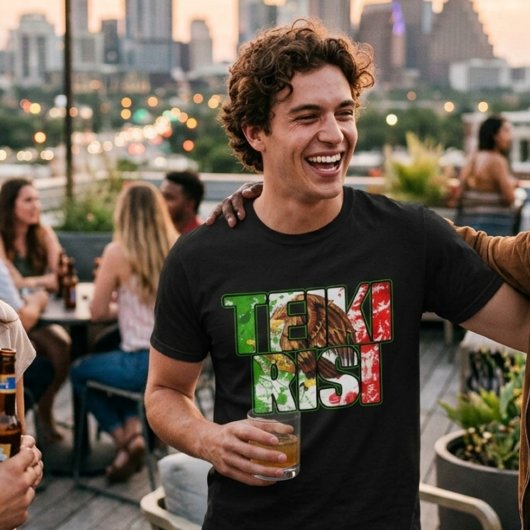 メキシコのTeikirisiスローガンは黒Tシャツを意味する Tシャツ