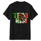 メキシコのTeikirisiスローガンは黒Tシャツを意味する Tシャツ