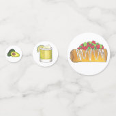 メキシコのTex Mex食品タコエンチラダチミチャンガ コンフェッティ (正面)