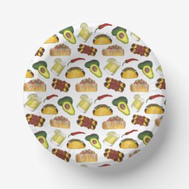 メキシコのTex Mex食品タコエンチラダチミチャンガ ペーパーボウル